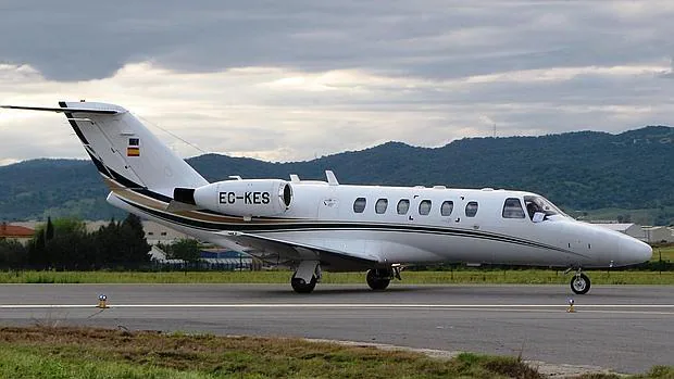 Imagen de nuevo jet de la empresa en el aeropuerto de Córdoba