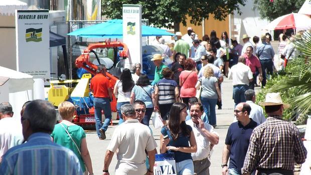 Público asistente a la última edición de la Feria del Olivo