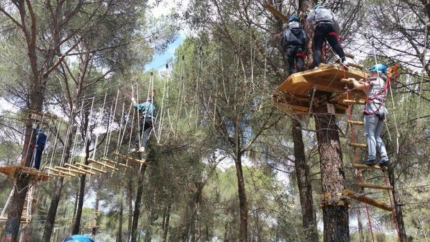 Una de las atracciones de Posadas Aventura