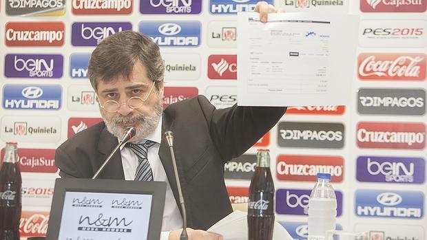 Carlos González, presidente del Córdoba CF