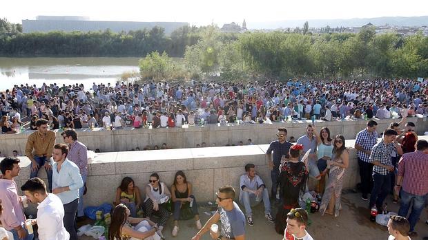 Botellón en la Feria de Córdoba del año pasado