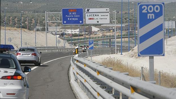 Uno de los tramos ya existentes de la Autovía del Olivar