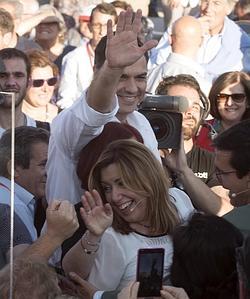 Sánchez y Díaz, en un acto reciente