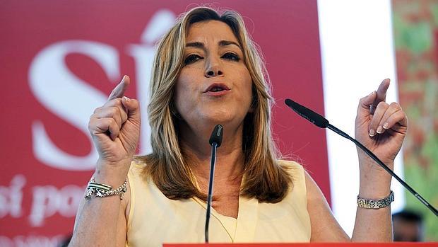 La presidenta de la Junta de Andalucía, Susana Díaz