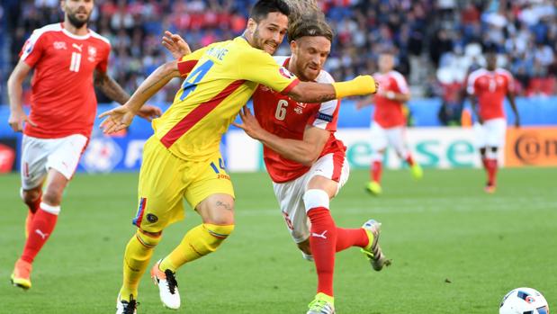 Florin, en el partido ante Suiza