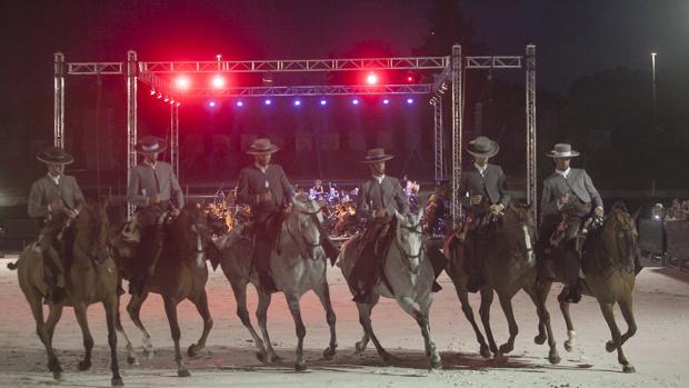 Espectáculo ecuestre de Caballerizas Reales con la actuación de la Orquesta de Córdoba