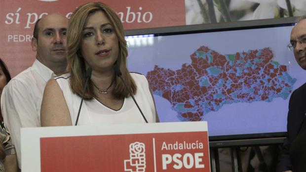 La presidenta de la Junta de Andalucía, Susana Díaz