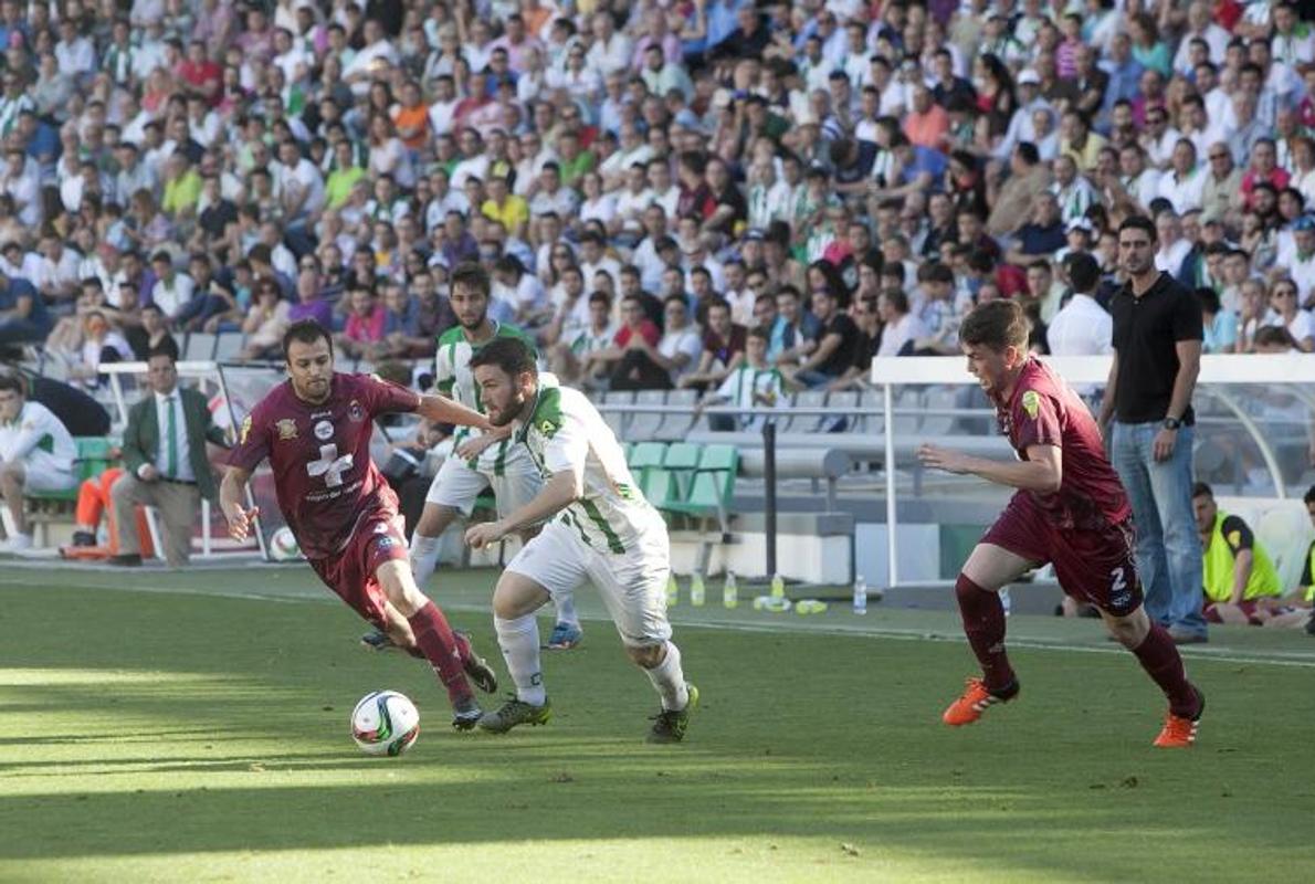 Galán, en el partido de play off ante el Lorca