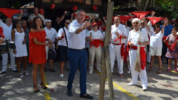 El particular chupinazo que tuvo lugar en la localidad de Mijas