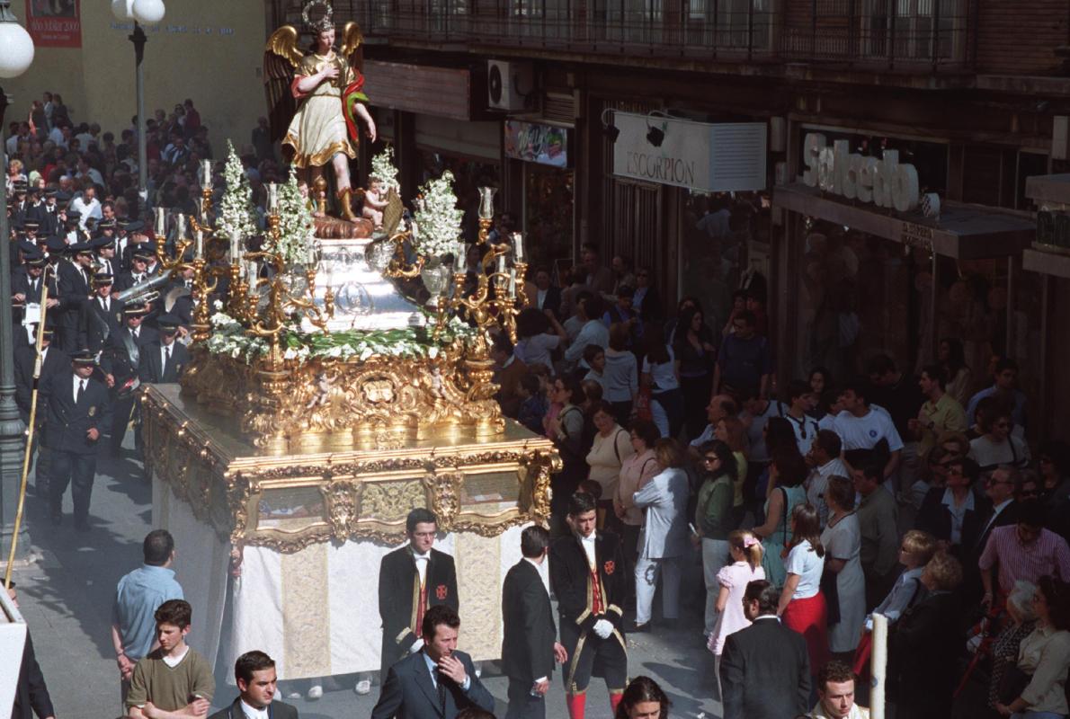 Procesión extraordinaria de San Rafael en el año jubilar del 2000
