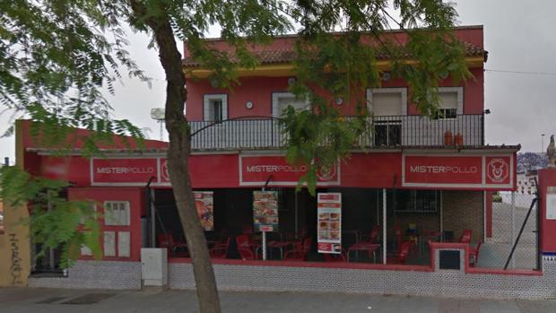 El «Míster Pollo» asaltado en la avenida Blas Infante de Jerez de la Frontera
