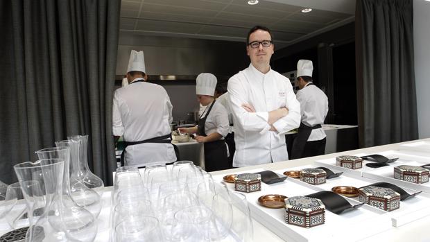 Paco Morales en su restaurante Noor de Córdoba