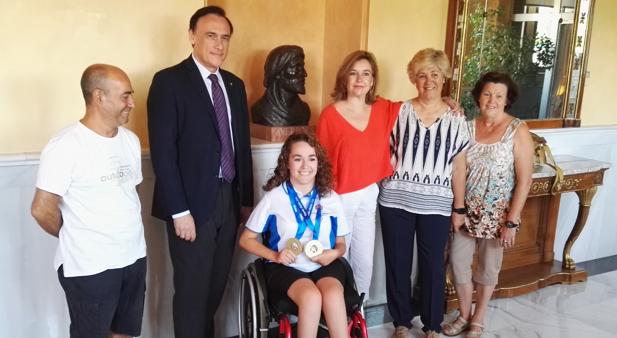 Recibimiento con honores para Rocío Murillo