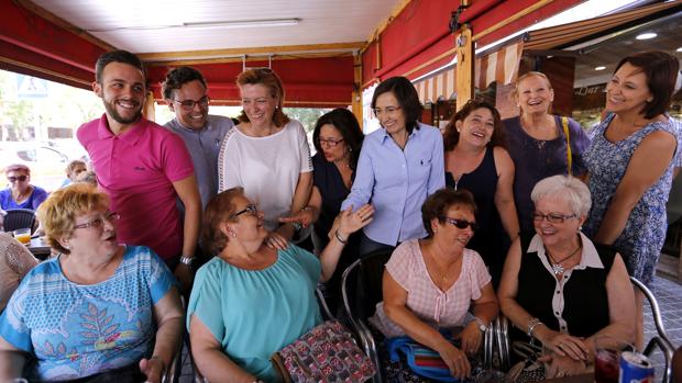 Mítin del PSOE con directivos de la Fundación Guadalquivir Futuro