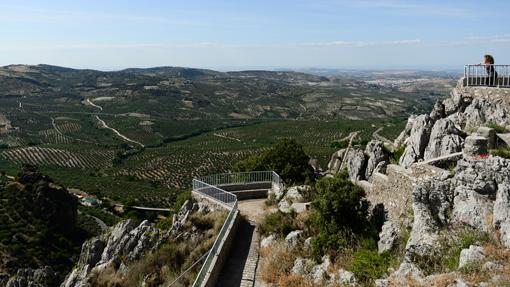 Uno de los miradores de la Sierra de la Subbética