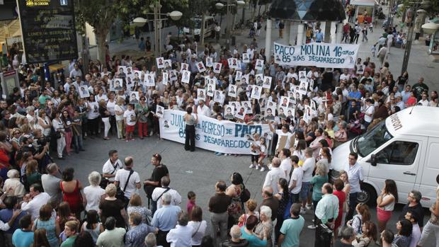 Concentración en el aniversario de la desaparición de Francisco Molina