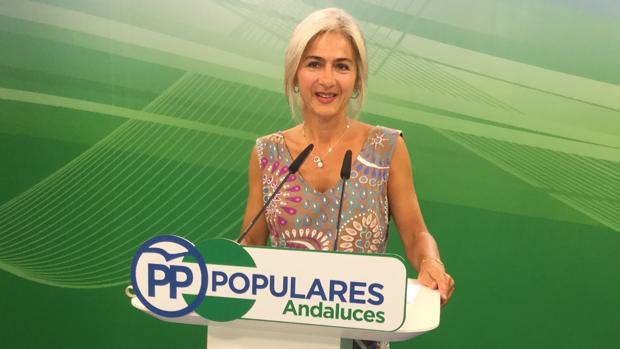 Patricia del Pozo, durante la rueda de prensa de este viernes