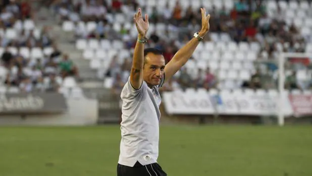 El entrenador del Córdoba CF, José Luis Oltra