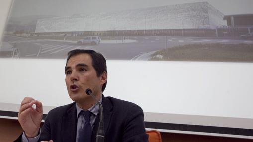 José Antonio Nieto, el 3 de marzo de 2012 en la presentación del Centro de Ferias