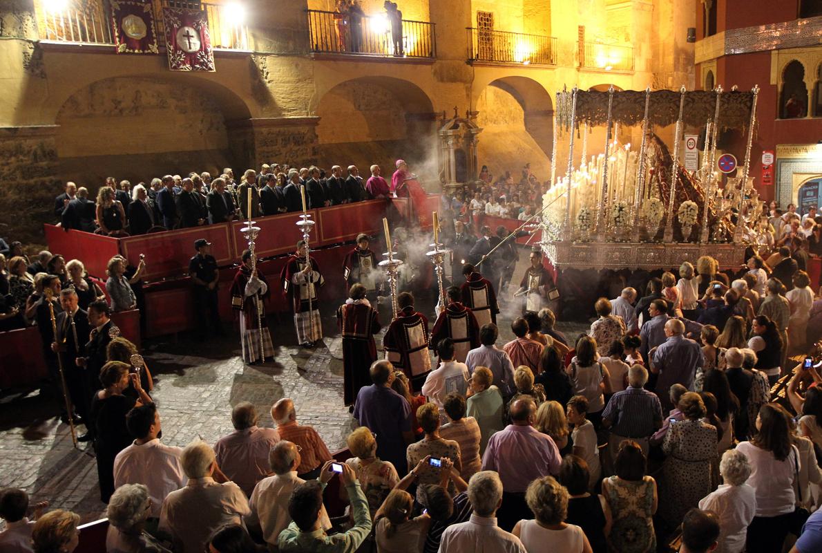 La Reina de los Mártires, durante el Vía Crucis Magno