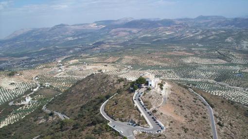 Vista del santuario de Aras