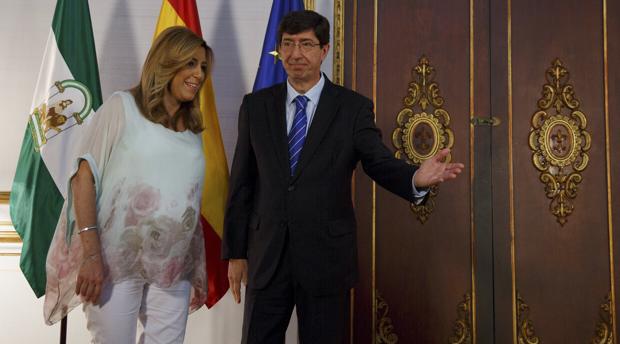 Ciudadanos posibilitó la investidura de Susana Díaz