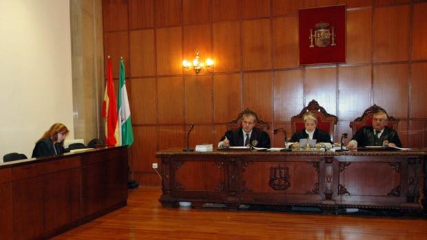 Celebración de un juicio en una de las salas de la Audiencia Provincial de Jaén