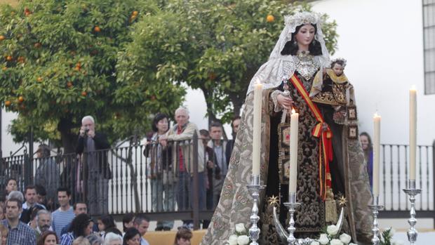 Salida de la Virgen del Carmen hacia Santa Marina