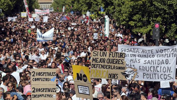 Imágenes de la multitudinaria manifestación celebrada en Granada el pasado sábado