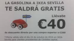 Imagen de la promoción para los cordobeses en Ikea Sevilla