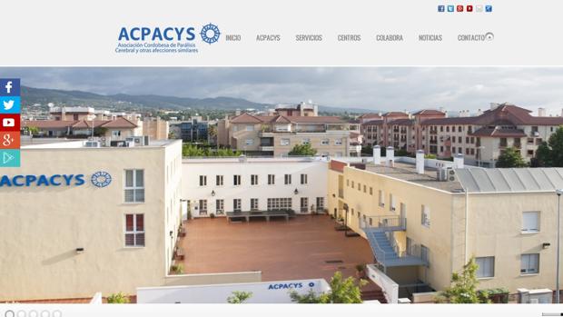 Imagen de la portada de la web de Acpacys Córdoba