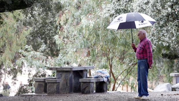 No es la primera vez que cae lluvia en los Villares por San Rafael