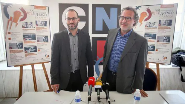 David Luque y Ramón López, en la presentación del Concurso Nacional