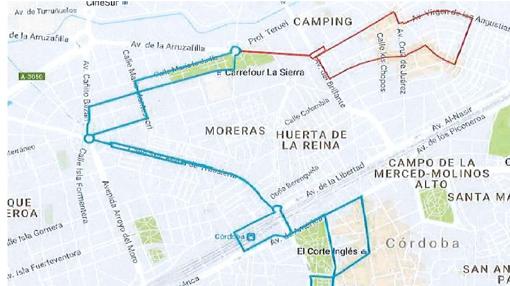 Así serán los nuevos itinerarios de Aucorsa