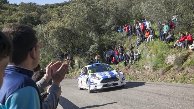 Tramo del Rallye de Sierra Morena