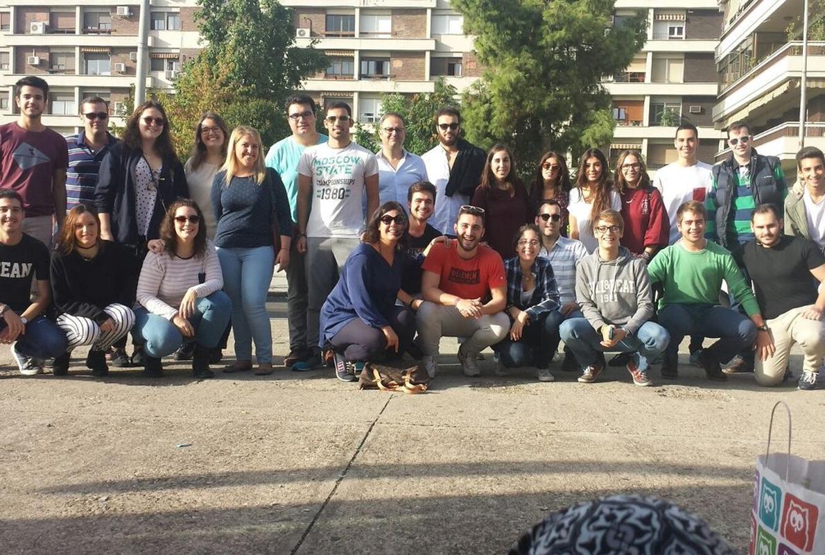 Grupos jovenes de Córdoba camino de Palencia