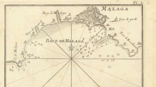 Bahía de Málaga. 1764