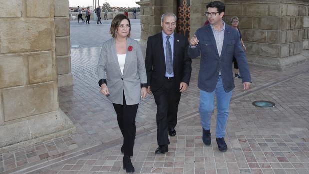 Foto previa a la reunión de la alcaldesa con la Red de juderías de España