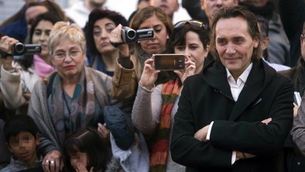 Vicente Amigo, durante el acto de homenaje