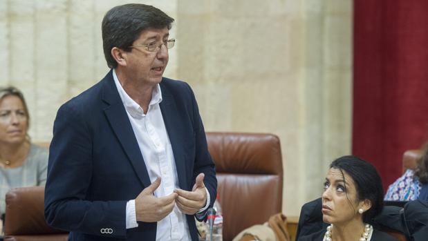 El presidente de Ciudadanos en Andalucía, Juan Marín