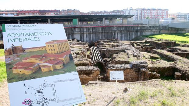 Restos en una de las zonas del yacimiento de Cercadilla