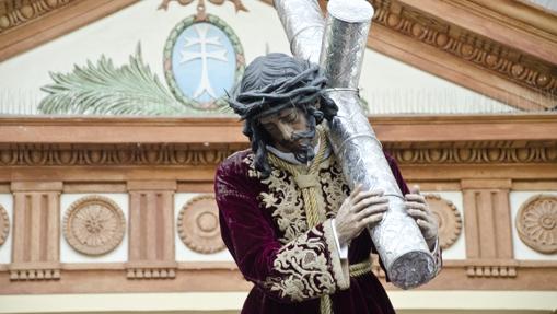 Nazareno de la Rambla, durante su procesión extraordinaria