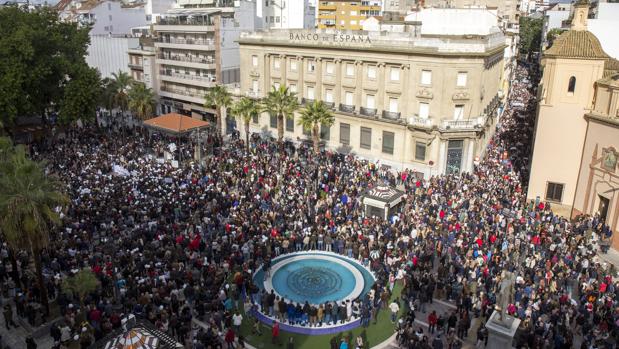 Manifestación en Huelva por una sanidad digna