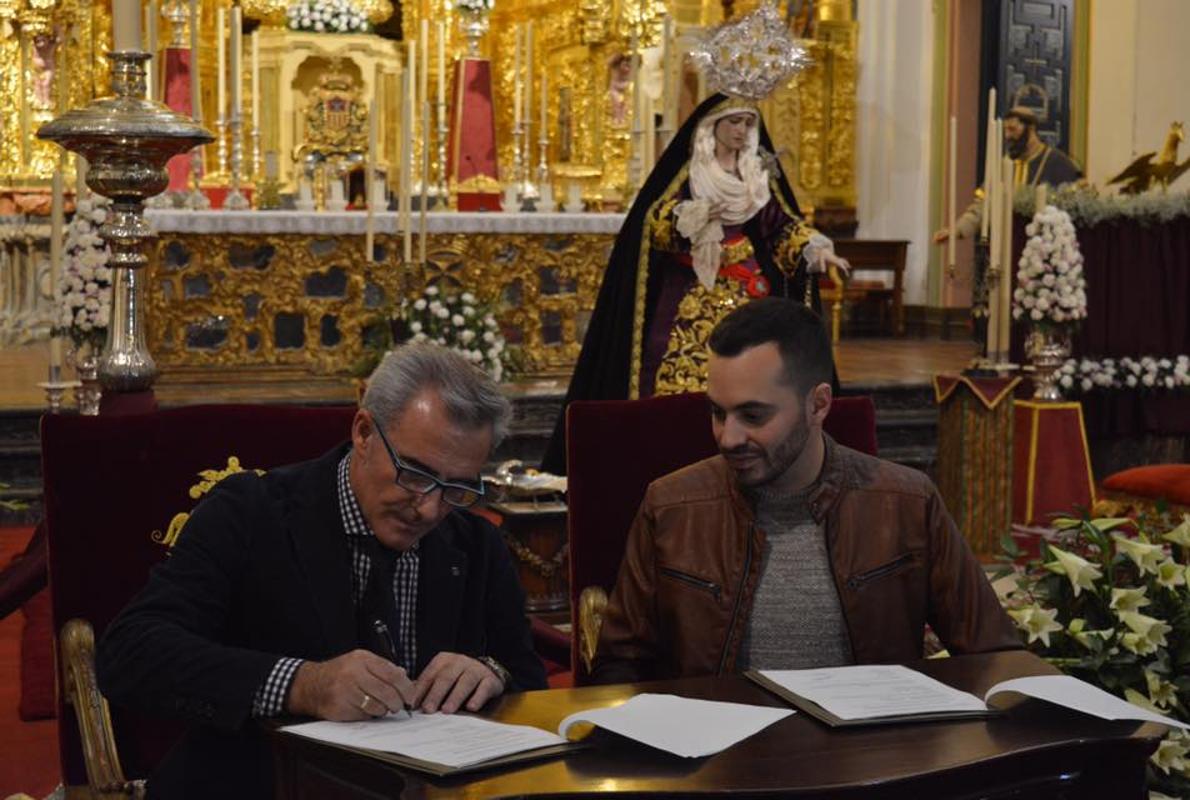 Momento de la firma del contrato