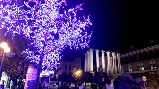 Iluminación navideña en la capital cordobesa