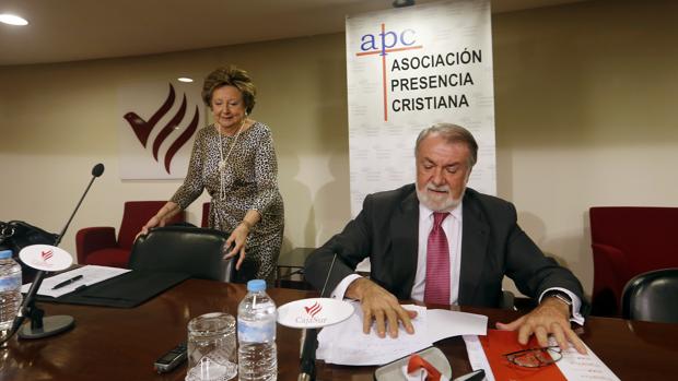 Jaime Mayor Oreja, durante su conferencia en Córdoba