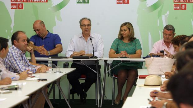 Ejecutiva provincial del PSOE de Córdoba, en una reunión reciente