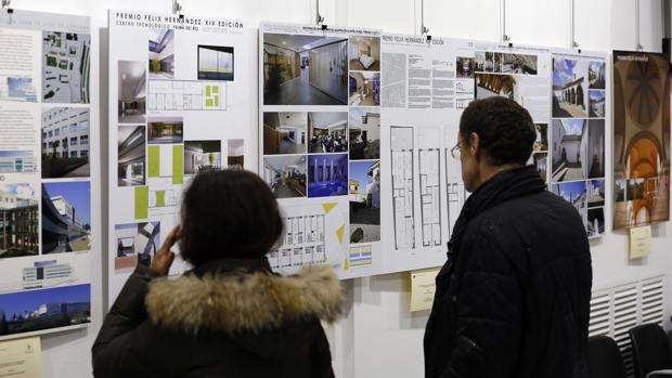 Exposición del premio Félix Hernández en el Colegio de Arquitectos