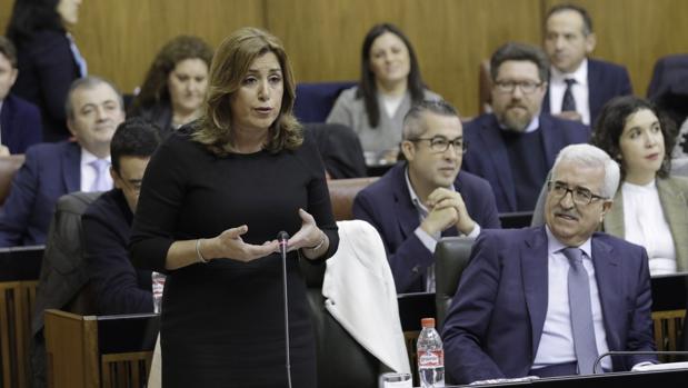 La presidenta de la Junta de Andalucía, Susana Díaz, este jueves