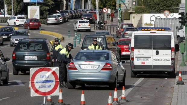 Control de alcoholemia de la Policía Local en la capital cordobesa